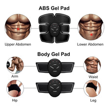 Load image into Gallery viewer, Ems Muscle abs Stimulator Abdominal Hip Trainer electric vibrate massager Weight Loss relaxation Body Slimming Belt Unisex
