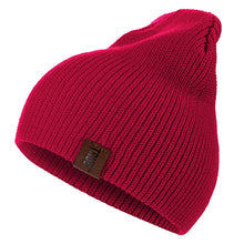 Load image into Gallery viewer, 1 Pcs Hat PU Letter True Casual Beanies for Men Women Warm Knitted Winter Hat Fashion Solid Hip-hop Beanie Hat Unisex Cap
