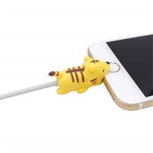 Load image into Gallery viewer, 1 pcs Animal Cable bites Protector for Iphone protege cable buddies cartoon Cable bites kabel diertjes Phone holder Accessory
