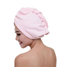 Load image into Gallery viewer, Microfiber Bath Towel Hair Dry Quick Drying Lady Bath Towel Soft Shower For Woman Man Turban Head Wrap Bathing Tools
