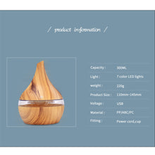 Load image into Gallery viewer, buy one get one free Aroma Air Humidifier Wood Aroma Essential Oil Diffuser Ultrasonic Humidifier cool Mist Maker for Home Spa
