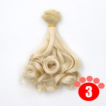 Load image into Gallery viewer, Msiredoll bjd wig Accessories  15*100CM 25*100CM doll hair for 1/3 1/4 1/6 1/12 Gradient Color Natural bjd wig diy Free shipping
