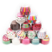 Load image into Gallery viewer, 100Pcs/pack Cake Muffin Cupcake Paper Cups Cake box Cupcake Liner Kitchen Baking Accessories Cake Mold Small Muffin Boxes
