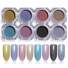 Load image into Gallery viewer, 1Box Sugar Nail Powder Glitter Nail Dust Powder Laser Gradient Nail Pigment Coloful Glitter Nail Art Decoration Accessories
