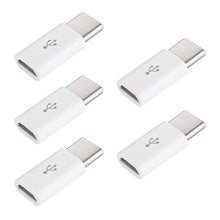 Load image into Gallery viewer, 5/1PCS Mobile Phone Adapter Micro USB To USB C Adapter Microusb Connector for Xiaomi Huawei Samsung Galaxy A7 Adapter USB Type C
