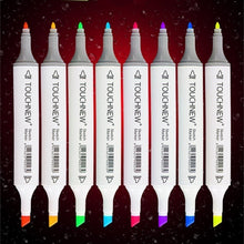 Load image into Gallery viewer, TOUCHNEW Alcohol Markers 30/40/60/80/168 Colors Dual Head Sketch Markers Brush Pen Set For Drawing Manga Design Art Markers
