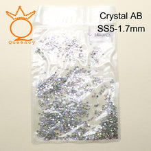 Load image into Gallery viewer, 1440pcs Glass 3D Rhinestones For Nail Art Design Gems Nail Decorations Crystal Strass AB Stones SS3-SS10
