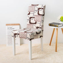 Load image into Gallery viewer, Floral Print Chair Cover Home Dining Elastic Chair Covers Multifunctional Spandex Elastic Cloth Universal Stretch 1 Piece
