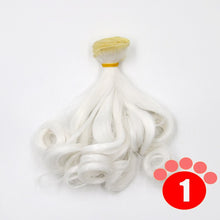 Load image into Gallery viewer, Msiredoll bjd wig Accessories  15*100CM 25*100CM doll hair for 1/3 1/4 1/6 1/12 Gradient Color Natural bjd wig diy Free shipping
