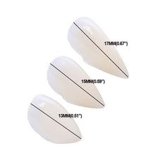 Load image into Gallery viewer, 1 Pair Halloween Vampire Fangs Cosplay Fangs Horrific Vampire Teeth For Knight Cosplay Ghost Devil Fake Fangs Props

