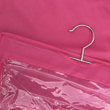 Load image into Gallery viewer, 6 Pocket Hanging Handbag Organizer for Wardrobe Closet Transparent Storage Bag Door Wall Clear Sundry Shoe Bag with Hanger Pouch
