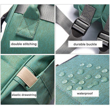 Load image into Gallery viewer, Diaper Bag USB Large Capacity Nappy Bag Waterproof Maternity Travel Backpack Designer Nursing Bag Baby Care Stroller Handbag New
