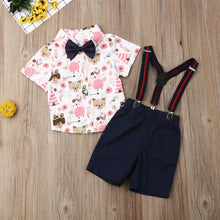 Load image into Gallery viewer, Baby Boy Clothes Sets Winter Children Clothing Boys Set Toddler Christmas Gentlema Suit Short Sleeve Kids Clothes Sets
