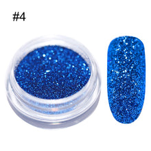 Load image into Gallery viewer, 1Box Sugar Nail Powder Glitter Nail Dust Powder Laser Gradient Nail Pigment Coloful Glitter Nail Art Decoration Accessories
