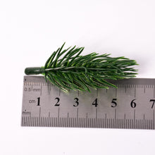 Load image into Gallery viewer, 10PCS pine needle artificial flower plant fake flowers branch For Christmas tree decoration accessories DIY scrapbook home decor
