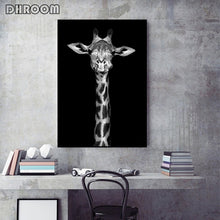 Load image into Gallery viewer, Canvas Painting Animal Wall Art Lion Elephant Deer Zebra Posters and Prints Wall Pictures for Living Room Decoration Home Decor
