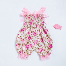 Load image into Gallery viewer, baby summer clothes Toddler Baby Boys Girls Floral Romper Bodysuit Jumpsuit+Headband Set Outfit roupa menina3.4
