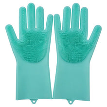 Load image into Gallery viewer, 1 Pair Dishwashing Gloves Silicone Dish Washing Gloves Kitchen Silicone Cleaning Household Tools for Clean Car Pet Brush Glove
