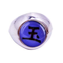 Load image into Gallery viewer, 1pc  naruto anime akatsuki rings Naruto rings akatsuki ring Member's ITACHI sasuke Pein pain pendants
