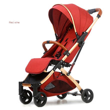 Load image into Gallery viewer, Babyfond 5.8KG Light Stroller Gold Frame Car Portable Carriage Umbrella Baby Stroller Newborn Travelling Pram On Plane Gifts
