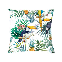 Load image into Gallery viewer, Tropical Plants Cushion Cover Polyester Green Leaves Decorative Pillowcase Tropical Plant Throw Pillow Case Cushion Cover
