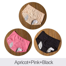 Load image into Gallery viewer, DULASI 3pcs Leak Proof Menstrual Panties Physiological Pants Women Underwear Period Comfortable Waterproof  Briefs Dropshipping
