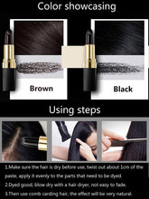 Load image into Gallery viewer, One-Time Hair dye Instant Gray Root Coverage Hair Color Modify Cream Stick Temporary Cover Up White Hair Colour Dye 3.8g
