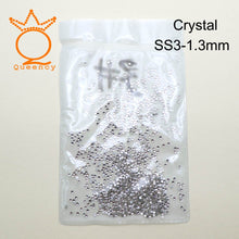 Load image into Gallery viewer, 1440pcs Glass 3D Rhinestones For Nail Art Design Gems Nail Decorations Crystal Strass AB Stones SS3-SS10
