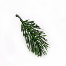 Load image into Gallery viewer, 10PCS pine needle artificial flower plant fake flowers branch For Christmas tree decoration accessories DIY scrapbook home decor
