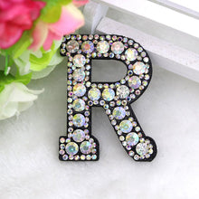 Load image into Gallery viewer, A-Z 1pcs  Rhinestone English Alphabet Letter Applique 3D Iron On letters Patch For Clothing Badge Paste For Clothes Bag Shoes
