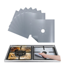 Load image into Gallery viewer, 4PCS/Set Reusable Non-stick Self Adhesive Foil Cleaning Mat For Gas Stove Protectors Cover Sheeting Kitchen Gas Stove Accessorie
