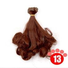 Load image into Gallery viewer, Msiredoll bjd wig Accessories  15*100CM 25*100CM doll hair for 1/3 1/4 1/6 1/12 Gradient Color Natural bjd wig diy Free shipping
