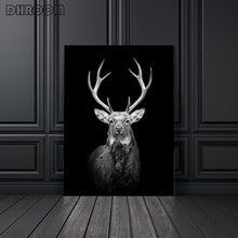 Load image into Gallery viewer, Canvas Painting Animal Wall Art Lion Elephant Deer Zebra Posters and Prints Wall Pictures for Living Room Decoration Home Decor

