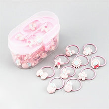 Load image into Gallery viewer, 20Pcs/Lot Girls Hair Accessories Gift Box Elastic Hair Bands Flower Hair Clip Bows New Headband Hairband Cute Hairbands for Kids
