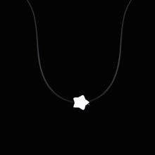 Load image into Gallery viewer, Poputton Female Transparent Fishing Line Necklace Silver Color Invisible Chain Women Rhinestone Choker Necklace Collier Femme

