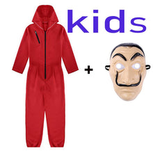 Load image into Gallery viewer, Salvador Dali La Casa De Papel Costume &amp; Face Mask Cosplay The House of Paper Role Playing Party Adult Cosplay Money Heist S-XXL
