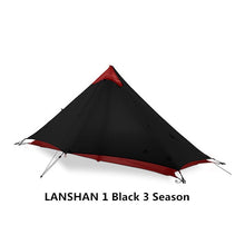 Load image into Gallery viewer, LanShan 2 3F UL GEAR 2 Person 1 Person Outdoor Ultralight Camping Tent 3 Season 4 Season Professional 15D Silnylon Rodless Tent
