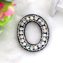 Load image into Gallery viewer, A-Z 1pcs  Rhinestone English Alphabet Letter Applique 3D Iron On letters Patch For Clothing Badge Paste For Clothes Bag Shoes
