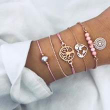 Load image into Gallery viewer, 30 Style Marble Turtle Bracelet Set Heart Pearl Moon Star LOVE Crystal Bracelets for Women Tassel Bracelet Jewelry Wholesale
