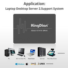 Load image into Gallery viewer, KingDian SSD 1tb 120gb 240 gb 480gb 2tb SSD HDD 2.5'' SSD SATA SATAIII 512gb 256gb 128gb Internal Solid State Drive for Laptop
