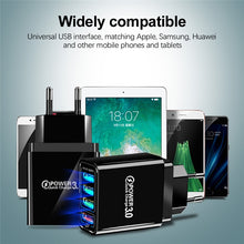 Load image into Gallery viewer, Lovebay 48W Quick Charger 3.0 USB Charger For iphone Samsung  Tablet EU US Plug Wall Mobile Phone Charger Adapter Fast Charging
