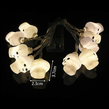 Load image into Gallery viewer, 1.5m 10Led Unicorn Snowman Snowflake Photo Clips Led Light String Wedding Festival Bar Home Party Decoration Christmas Ornament
