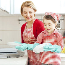 Load image into Gallery viewer, 1 Pair Dishwashing Gloves Silicone Dish Washing Gloves Kitchen Silicone Cleaning Household Tools for Clean Car Pet Brush Glove
