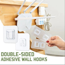 Load image into Gallery viewer, Home Double-sided Adhesive Wall Hooks Wall Hooks Hanger Strong Transparent Suction Cup Sucker Wall Storage Holder

