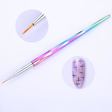 Load image into Gallery viewer, 3Pcs/Set UV Gel Drawing Painting Nail Liner Brush Acrylic Nail Pen French Nail Mixed Colors Gourd Handle Nail Art DIY Tools
