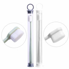 Load image into Gallery viewer, 2/3pcs Ultra-fine Toothbrushes Wave Nano Million Bristles Micro Soft Tooth Brush With Holder Portable Oral Care Eco Product Kit
