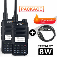 Load image into Gallery viewer, KSUN  Walkie Talkie Dual Band Handheld Two Way Ham Radio Communicator HF Transceiver Amateur Handy Walkie-talkie
