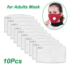 Load image into Gallery viewer, Tcare Fashion Cotton Face Mask Respirator Washable Reusable Mouth Masks + 2Pcs Activated Carbon Filter PM2.5 for Men Women
