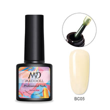 Load image into Gallery viewer, MAD DOLL 8ml 60 Colors Gel Nail Polish  Nail Color Nail Gel varnish Soak Off UV Gel Varnish Base Coat No Wipe Top Coat
