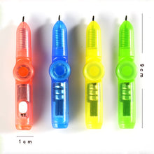 Load image into Gallery viewer, Interesting toy Fingertip Rotating spinner Gyro toy Pen Led Luminous  Gyro Pen Office ADHD EDC Anti Stress kinetic desk toy
